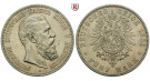 Deutsches Kaiserreich, Preussen, Friedrich III., 5 Mark 1888, A, ss-vz, J. 99