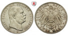 Deutsches Kaiserreich, Sachsen-Altenburg, Ernst, 2 Mark 1901, A, ss+, J. 142