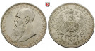 Deutsches Kaiserreich, Sachsen-Meiningen, Georg II., 5 Mark 1902, Bart berührt den Perlkreis, D, ss-vz, J. 153a