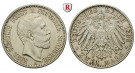 Deutsches Kaiserreich, Schwarzburg-Sondershausen, Karl Günther, 2 Mark 1896, A, ss-vz, J. 168