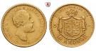 Schweden, Oskar II., 10 Kronor 1874, 4,01 g fein, ss/ss-vz
