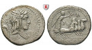 Römische Republik, L. Iulius Bursio, Denar 85 v.Chr., ss