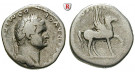 Römische Kaiserzeit, Domitianus, Caesar, Denar 76-77, f.ss