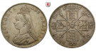 Grossbritannien, Victoria, Double-Florin 1887, ss-vz/vz