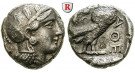 Attika, Athen, Tetradrachme 2. Hälfte 4.Jh. v.Chr., ss