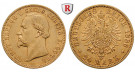 Deutsches Kaiserreich, Sachsen-Coburg-Gotha, Ernst II., 20 Mark 1886, Portrait / Reichsadler, A, ss+/ss-vz, J. 271