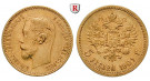 Russland, Nikolaus II., 5 Rubel 1901, 3,87 g fein, ss-vz/vz