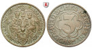 Weimarer Republik, 3 Reichsmark 1927, Nordhausen, A, vz-st/vz, J. 327