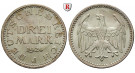 Weimarer Republik, 3 Mark 1924, J, vz, J. 312