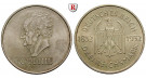 Weimarer Republik, 3 Reichsmark 1932, Goethe, F, vz/vz-st, J. 350