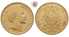 Deutsches Kaiserreich, Bayern, Ludwig II., 20 Mark 1873, D, ss, J. 194