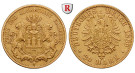 Deutsches Kaiserreich, Hamburg, 20 Mark 1889, J, ss+, J. 210