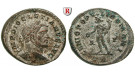 Römische Kaiserzeit, Diocletianus, Follis 296-297, vz+
