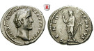 Römische Kaiserzeit, Antoninus Pius, Denar 140-143, ss+