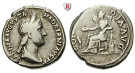 Römische Kaiserzeit, Sabina, Frau des Hadrianus, Denar, ss
