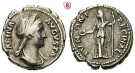 Römische Kaiserzeit, Sabina, Frau des Hadrianus, Denar 134-136, ss+