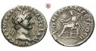 Römische Kaiserzeit, Traianus, Denar 98, ss