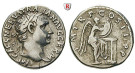 Römische Kaiserzeit, Traianus, Denar 101-102, ss+