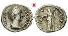 Römische Kaiserzeit, Faustina I., Frau des Antoninus Pius, Denar nach 141, ss-vz/ss