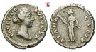 Römische Kaiserzeit, Faustina II., Frau des Marcus Aurelius, Denar, ss