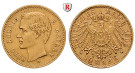 Deutsches Kaiserreich, Bayern, Otto, 10 Mark 1902, D, ss/ss-vz, J. 201