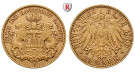 Deutsches Kaiserreich, Hamburg, 10 Mark 1909, J, ss-vz, J. 211