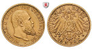 Deutsches Kaiserreich, Württemberg, Wilhelm II., 10 Mark 1902, F, ss-vz, J. 295