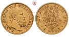 Deutsches Kaiserreich, Württemberg, Karl, 5 Mark 1877, F, ss-vz/vz, J. 291