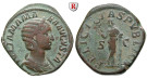 Römische Kaiserzeit, Julia Mamaea, Mutter des Severus Alexander, Sesterz 222-235, ss+