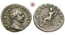 Römische Kaiserzeit, Traianus, Denar 98-99, ss