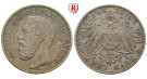 Deutsches Kaiserreich, Baden, Friedrich I., 2 Mark 1901, G, ss+, J. 28