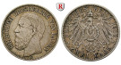 Deutsches Kaiserreich, Baden, Friedrich I., 2 Mark 1902, G, ss, J. 28
