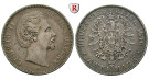 Deutsches Kaiserreich, Bayern, Ludwig II., 2 Mark 1876, D, ss+, J. 41