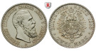 Deutsches Kaiserreich, Preussen, Friedrich III., 2 Mark 1888, A, vz, J. 98