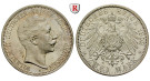 Deutsches Kaiserreich, Preussen, Wilhelm II., 2 Mark 1902, A, vz, J. 102