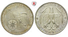 Weimarer Republik, 3 Reichsmark 1929, Waldeck, A, f.vz, J. 337