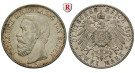 Deutsches Kaiserreich, Baden, Friedrich I., 2 Mark 1900, G, ss+, J. 28