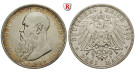 Deutsches Kaiserreich, Sachsen-Meiningen, Georg II., 3 Mark 1908, D, ss-vz, J. 152