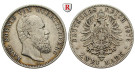 Deutsches Kaiserreich, Württemberg, Karl, 2 Mark 1876, F, ss, J. 172