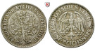 Weimarer Republik, 5 Reichsmark 1929, Eichbaum, F, ss-vz, J. 331