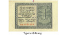 Besatzungsausgaben des 2. Weltkrieges 1939-1945, Generalgouvernement Polen, 1 Zloty 01.08.1941, III, Rb. 579a