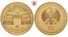 Bundesrepublik Deutschland, 100 Euro 2010, Würzburg (ABBILDUNG MÜNZTYP), nach unserer Wahl, A-J, 15,55 g fein, st