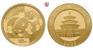 China, Volksrepublik, 50 Yuan ab 2001, 3,11 g fein, st