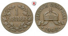 Nebengebiete, Deutsch-Ostafrika, 1 Heller 1908, J, ss, J. 716