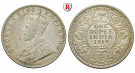 Indien, Britisch-Indien, George V., Rupee 1919, vz/vz-st