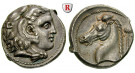 Sizilien, Karthager in Sizilien, Tetradrachme 300-289 v.Chr., vz-st