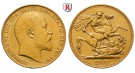 Grossbritannien, Edward VII., 2 Pounds 1902, ss-vz/vz