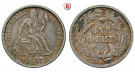 USA, Dime 1887, ss-vz