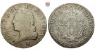Frankreich, Louis XV., Ecu à la vieille téte 1772, ss