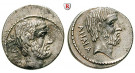 Römische Republik, M. Junius Brutus, Denar 54 v.Chr., ss-vz/vz